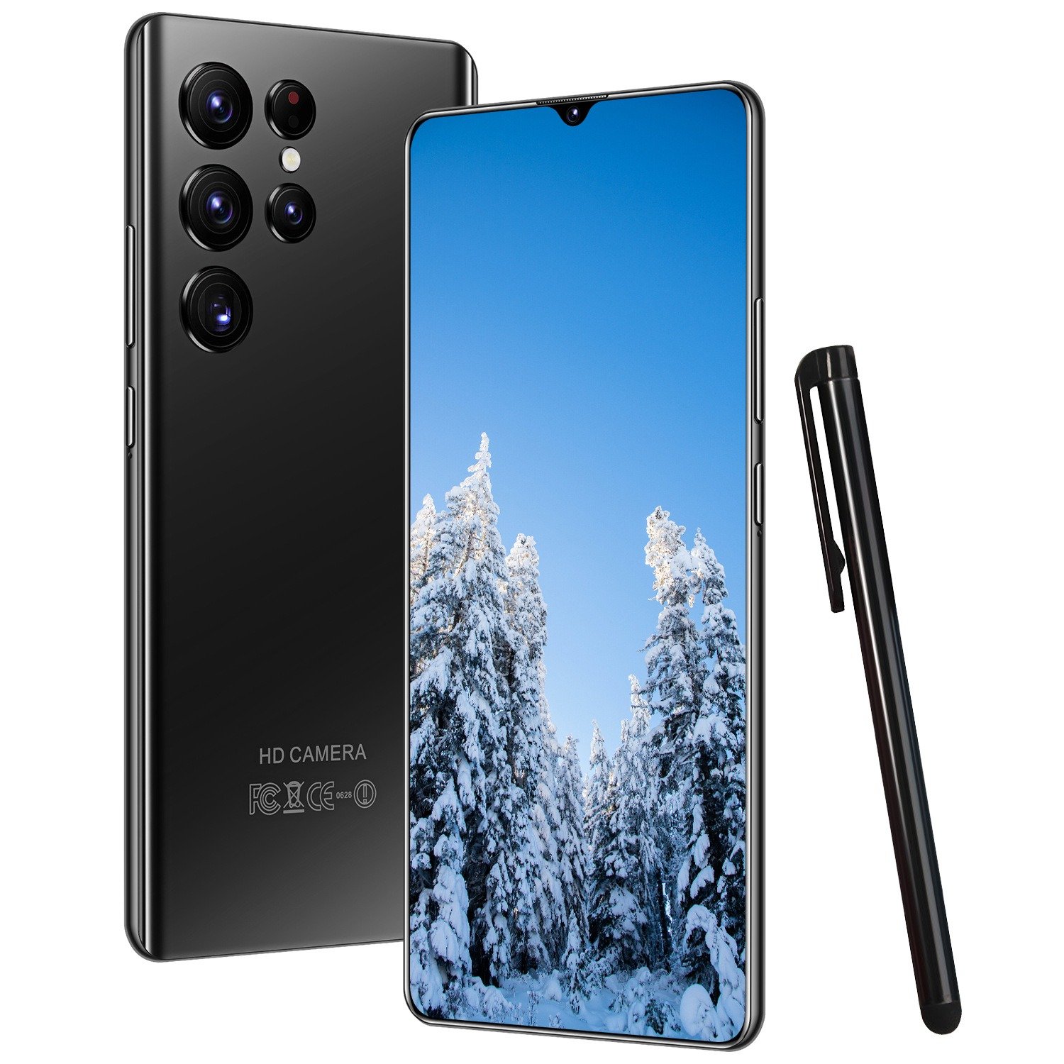 S21 Ultra New arrived Unlocked Mobile Phones Dual SIM Smart Phone Large Battery and Big Screen Android smart phone s21 ultra
